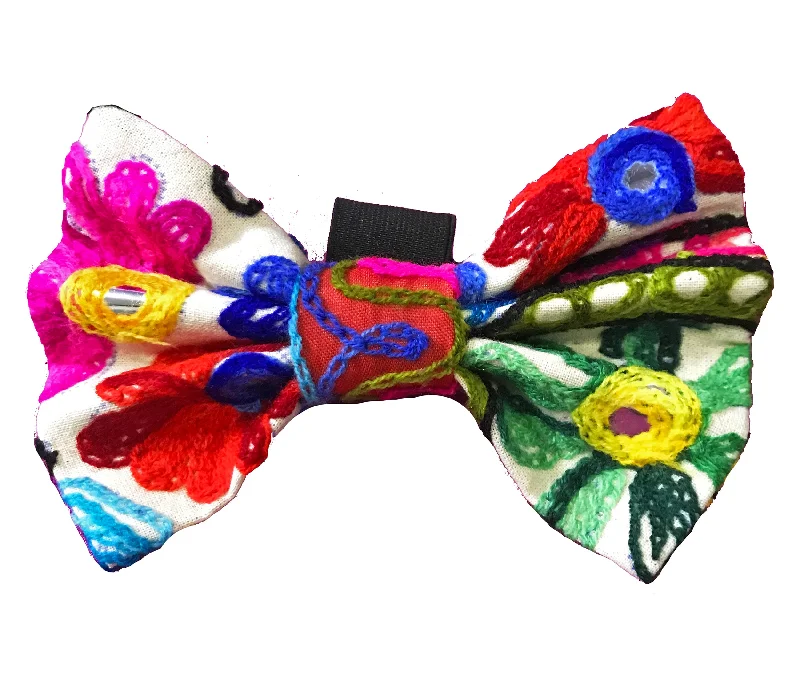 -Anti-scratch sofa protective coverBow Ties for Dogs: Gujarati Mirror Embroidery Bows -Anti-scratch sofa protective coverBow Ties for Dogs: Gujarati Mirror Embroidery Bows