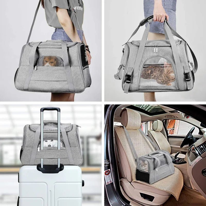 - Pet toys under yuanAnniepaw Portable Breathable Cat Dog Carrier Bag with High-Quality Zipper - Pet toys under yuanAnniepaw Portable Breathable Cat Dog Carrier Bag with High-Quality Zipper