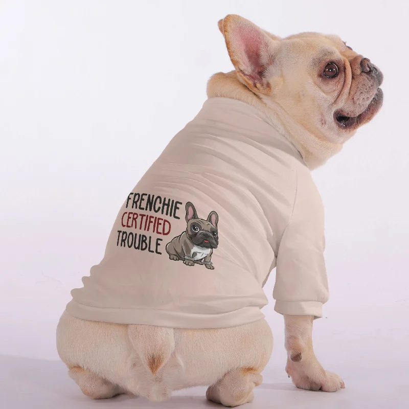 - Durable nylon dog leash wholesaleFrenchie Certified Trouble - Snuggly Zip-Up Sweatshirt for French Bulldogs - Durable nylon dog leash wholesaleFrenchie Certified Trouble - Snuggly Zip-Up Sweatshirt for French Bulldogs