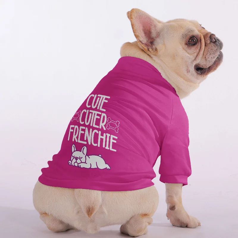 - Pet toys under yuanCute, Cuter, Frenchie - Snuggly Zip-Up Sweatshirt for French Bulldogs - Pet toys under yuanCute, Cuter, Frenchie - Snuggly Zip-Up Sweatshirt for French Bulldogs