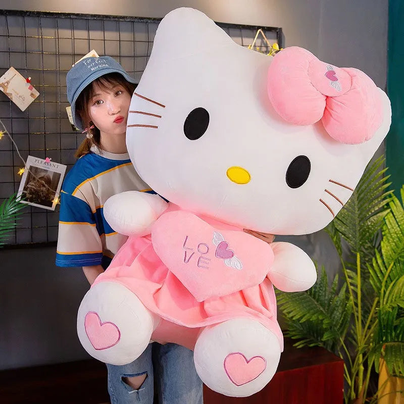 - Cat stress soothing spray35-70cm Big Size Sanrio Hello Kitty Plush Toys Cute Anime Peripherals Movie KT Cat Stuffed Doll Hello Kitty Xmas Gift For Kid - Cat stress soothing spray35-70cm Big Size Sanrio Hello Kitty Plush Toys Cute Anime Peripherals Movie KT Cat Stuffed Doll Hello Kitty Xmas Gift For Kid