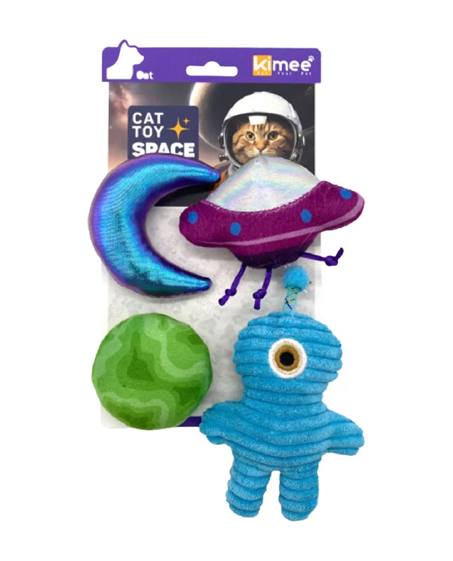 ### General pet accessoriesSpace Theme Cat Toys - Four Pack