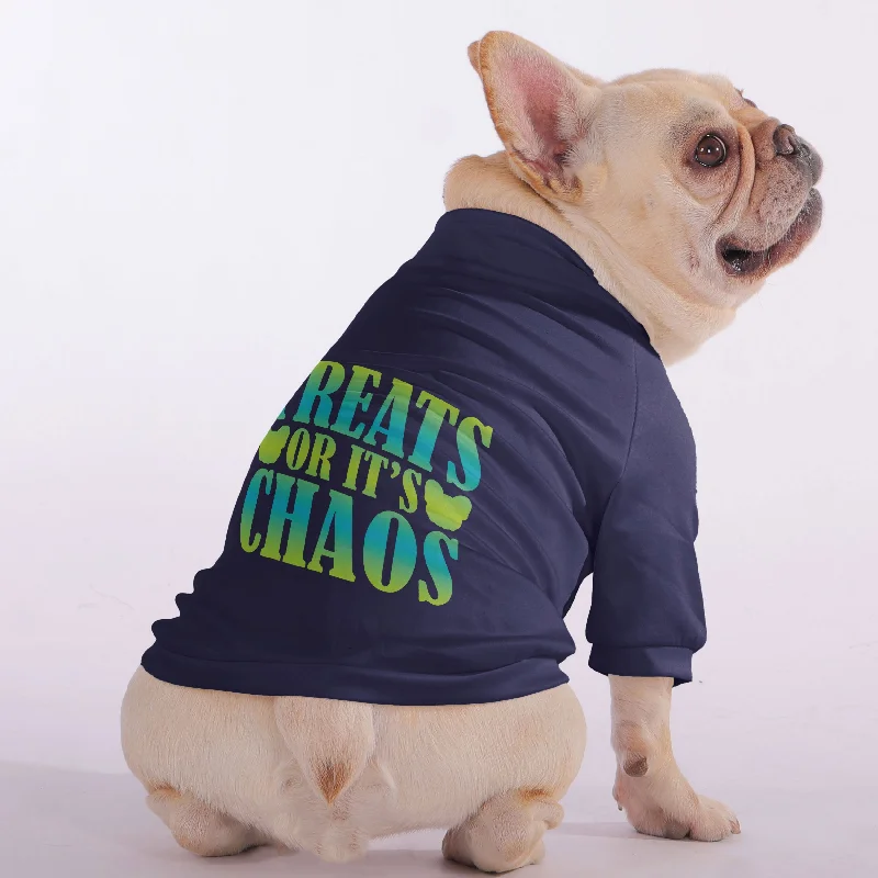 -Anti-scratch sofa protective coverTreats or It’s Chaos - Snuggly Zip-Up Sweatshirt for French Bulldogs -Anti-scratch sofa protective coverTreats or It’s Chaos - Snuggly Zip-Up Sweatshirt for French Bulldogs