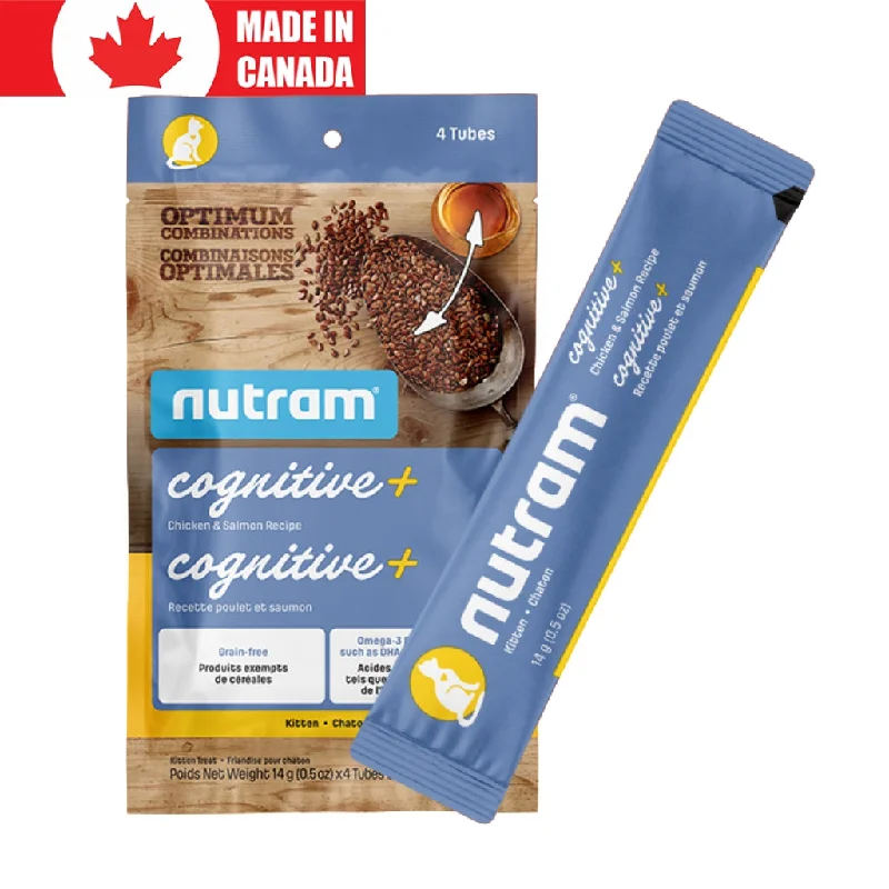    - High-protein cat food  Cognitive Chick & Salm Kitten Tube