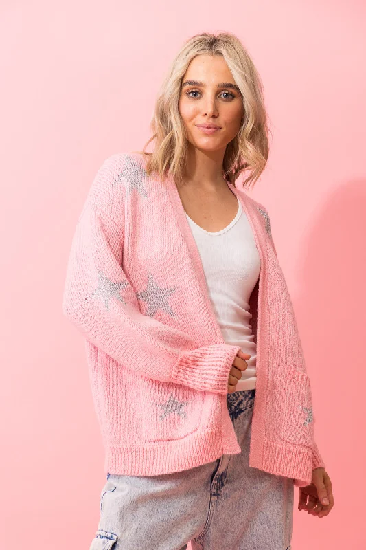 Aimee Star Cardi Pink