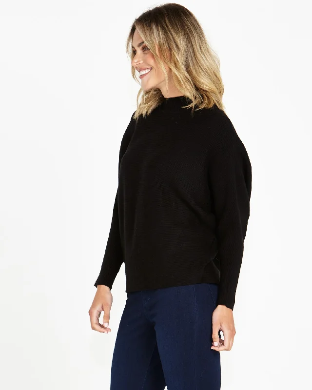 Betty Basics Alicia Knit Jumper Black