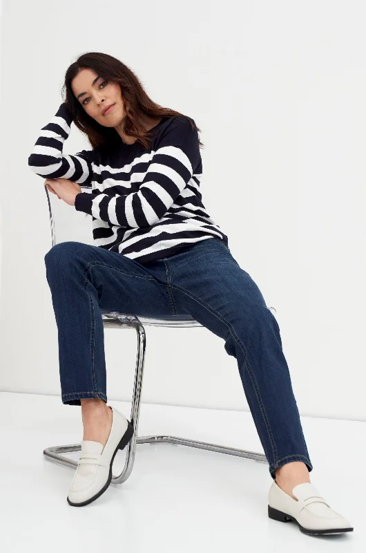 Betty Basics Sophie Knit Jumper Nautical Stripe