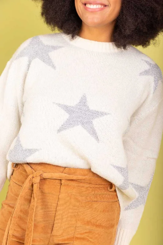 Bianca Star Knit Off White