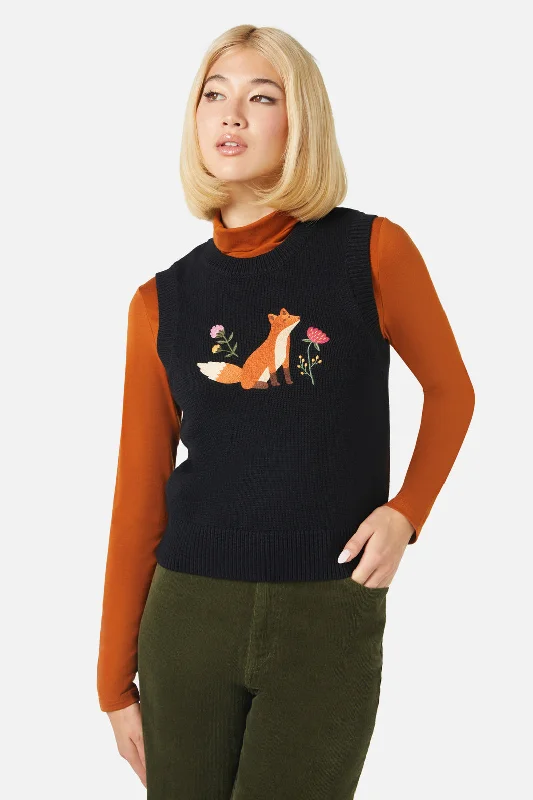 Fox Knit Vest