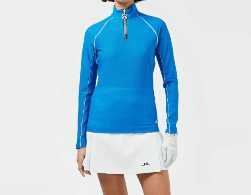 Jonah Golf Mid Layer Pullover In Skydiver