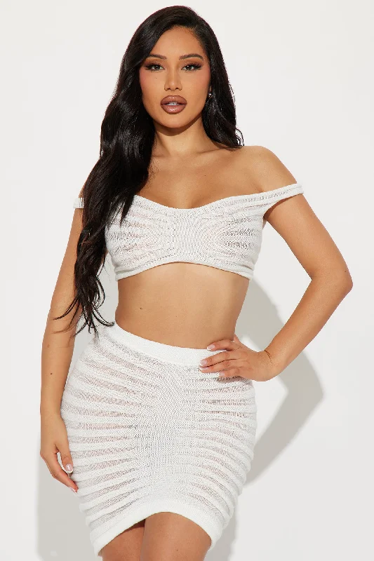 Key West Mami Skirt Set - White