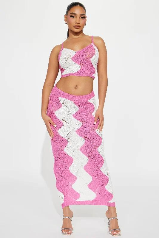 Summer Songs Skirt Set - Pink/combo