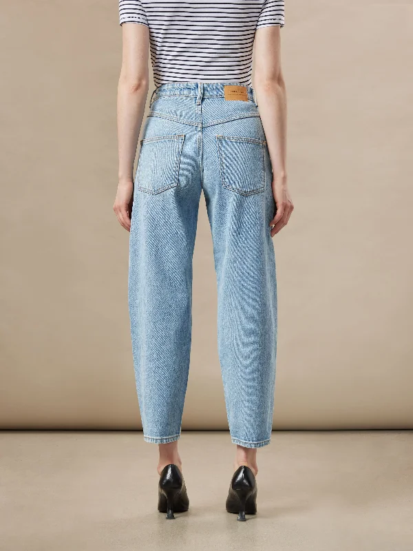 The Linda Balloon Jean in Light Wash