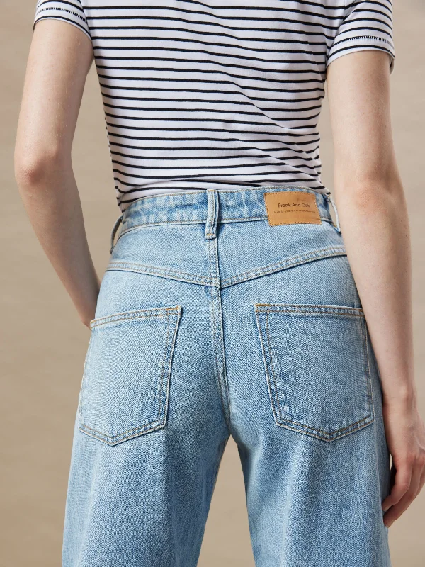 The Linda Balloon Jean in Light Wash