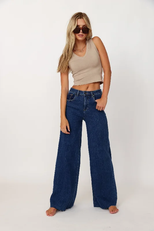 Brayden High Rise Wide Leg Jeans