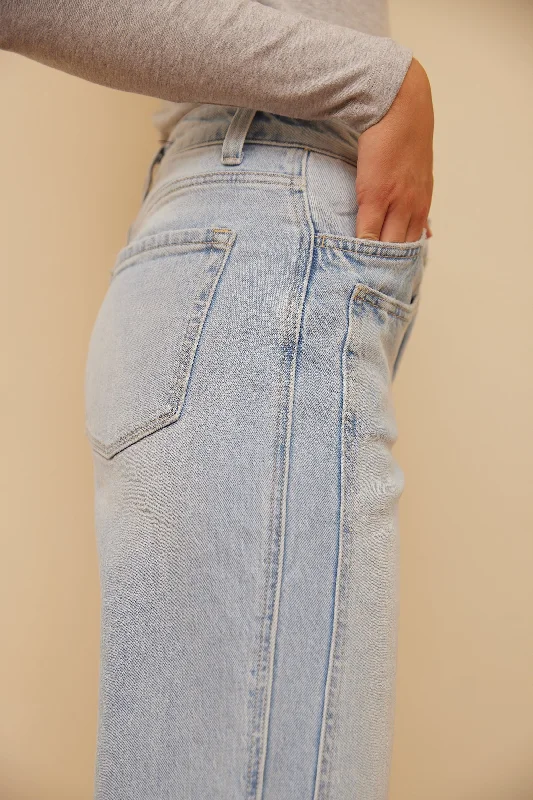 Corey Super High Rise Wide Leg Jeans