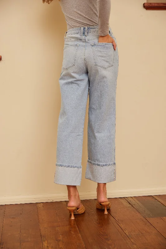 Corey Super High Rise Wide Leg Jeans