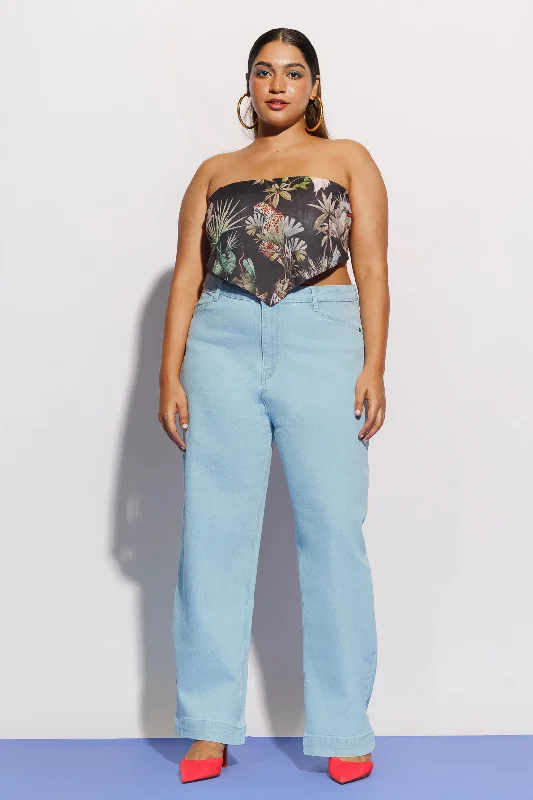 Curve Brezzy Straight Jeans