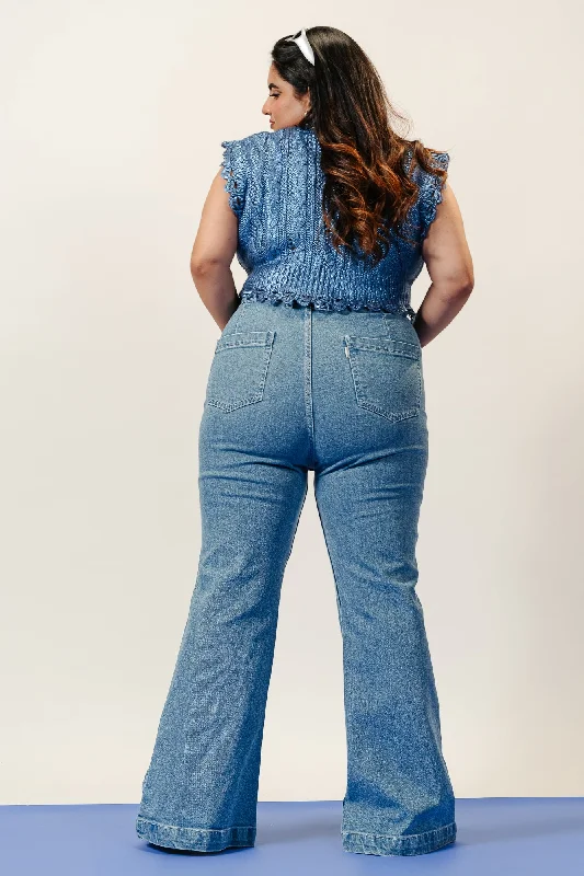 Curve Front Pocket Mermaid Bootcut