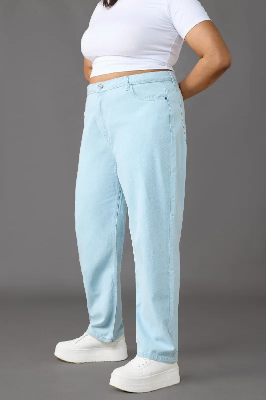 Cloud Nine Comfort High Waist Mom Jeans Curve