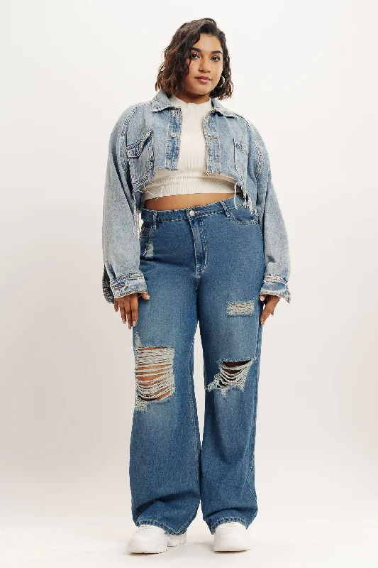 Curve Modish Straight Jeans