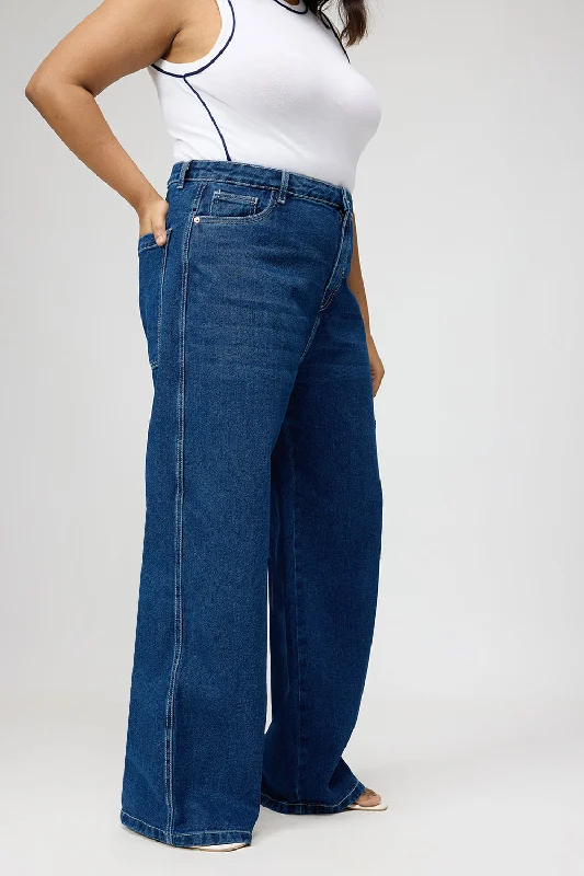 Curve Pintuck Straight Pocket Pants