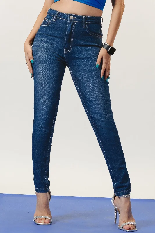 Curve Rich Indigo Skinny Curve Jeans