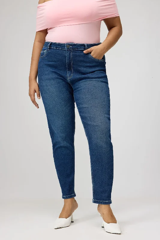 Curve Sculpting Blue Skinny Jeans