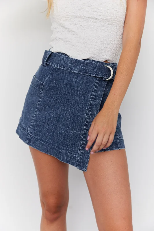 Drew Denim Skort