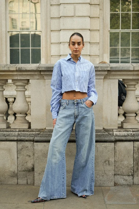 Freya Wide Leg Jean Light Blue