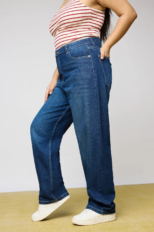 Perennial Blue Straight Leg Jeans