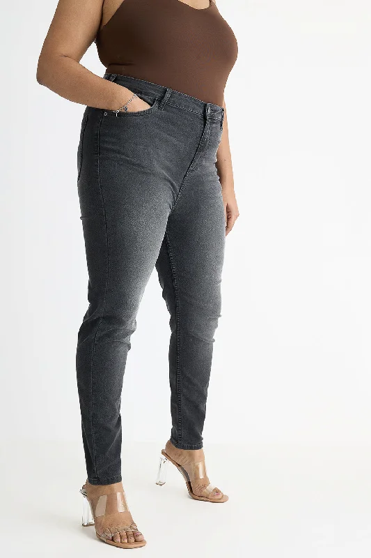 Shadow Curve Charcoal Denim