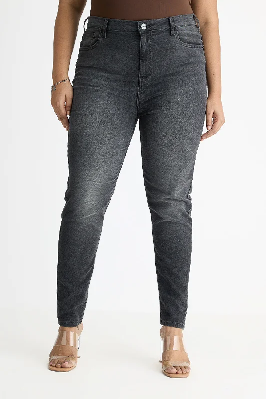 Shadow Curve Charcoal Denim