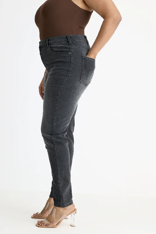 Shadow Curve Charcoal Denim