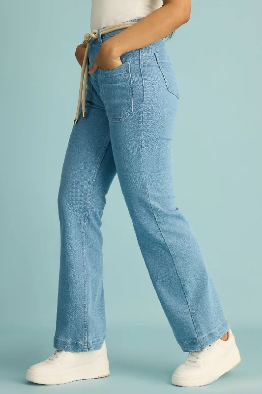 Siren Front Pocket Bootcut Jeans