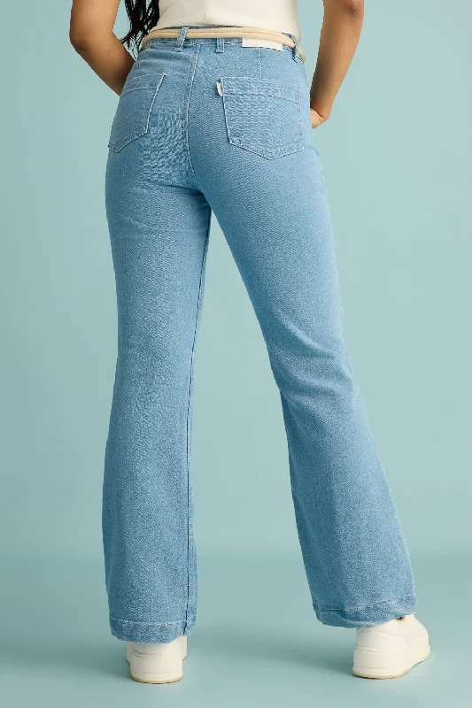 Siren Front Pocket Bootcut Jeans