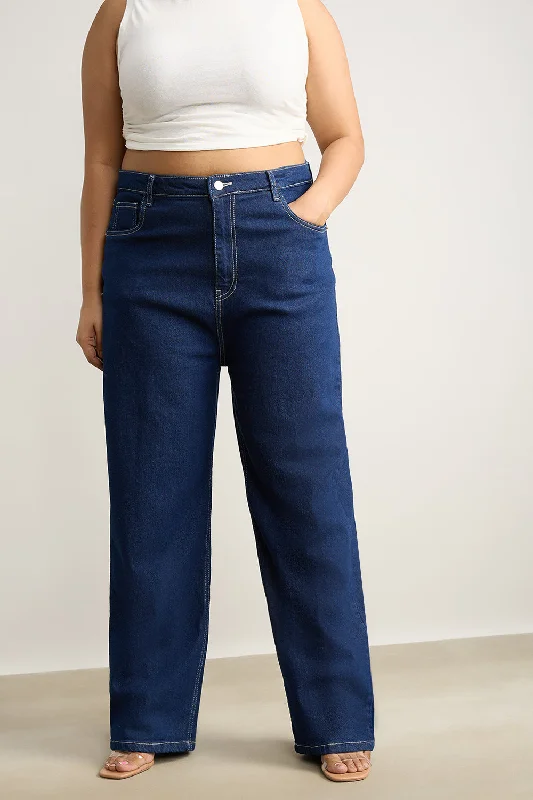 Straight Classic Blue Jeans