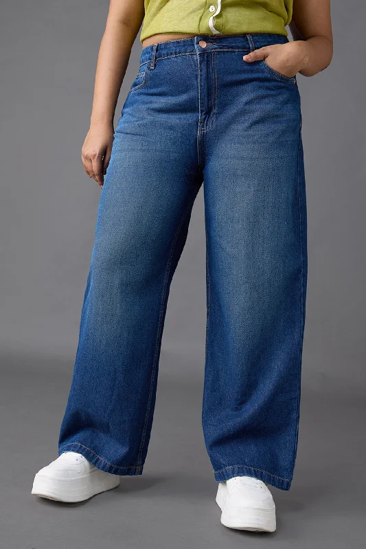 Oceanic Curve Wide Jeans