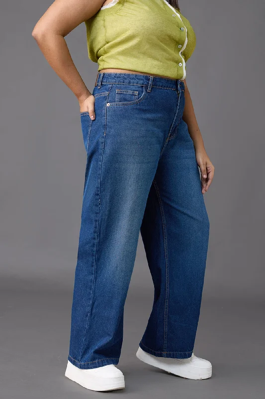 Oceanic Curve Wide Jeans