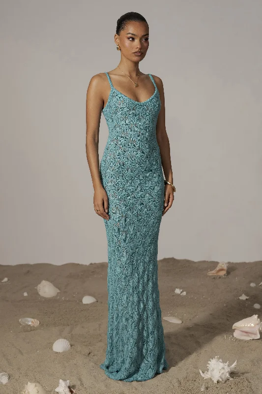 Aqua Gabriela Knit Maxi Dress