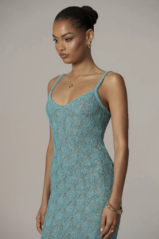 Aqua Gabriela Knit Maxi Dress