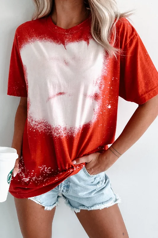 Bleached T-Shirt (Red)