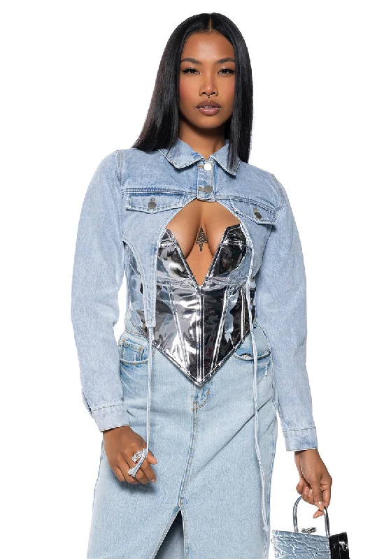 CROP IT TO ME DENIM JACKET