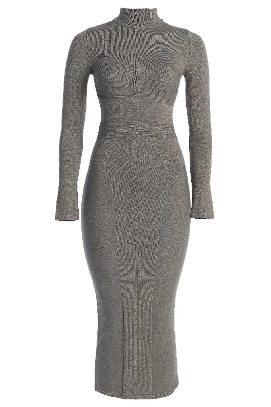 Grey Dakotah Midi Dress