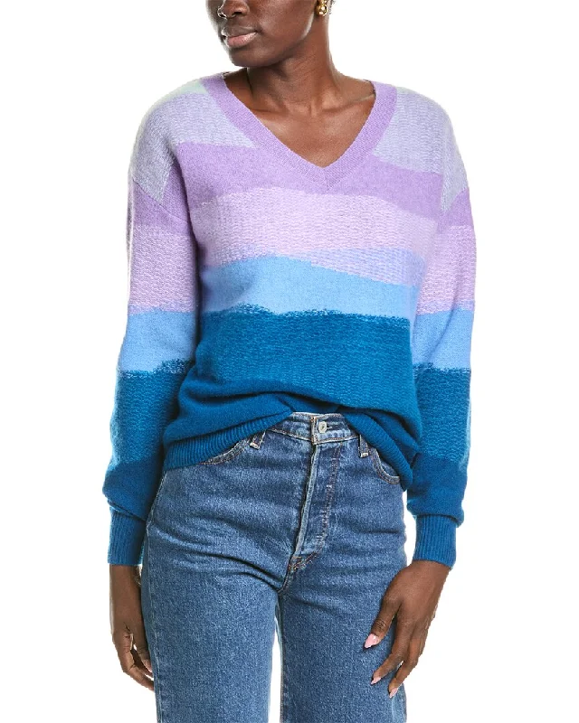 NAADAM Desertscape V-Neck Cashmere Sweater