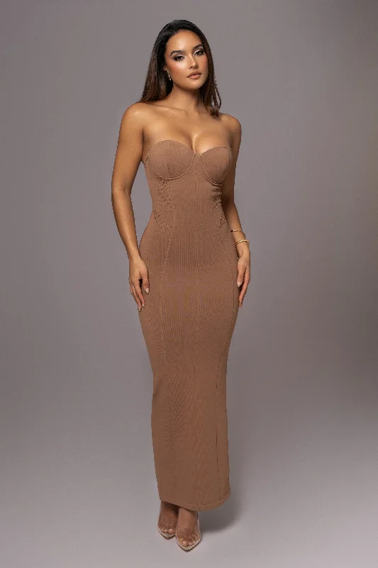 Pecan So Magnetic Maxi Dress