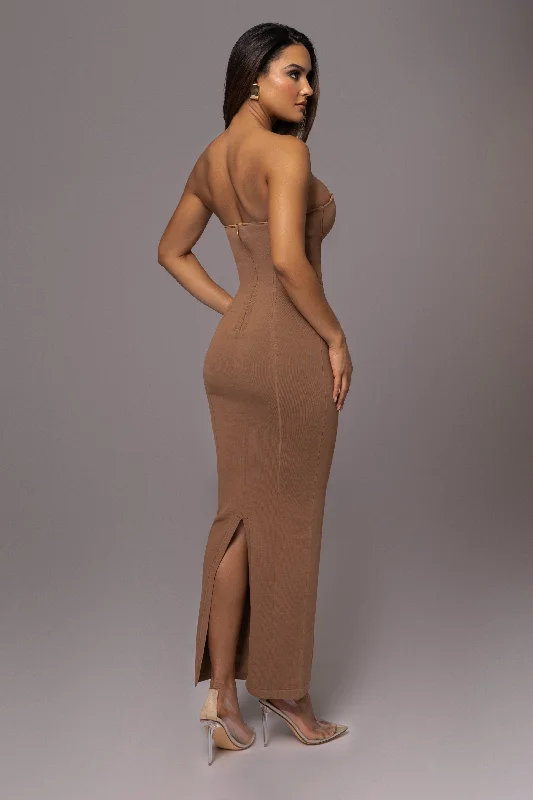 Pecan So Magnetic Maxi Dress