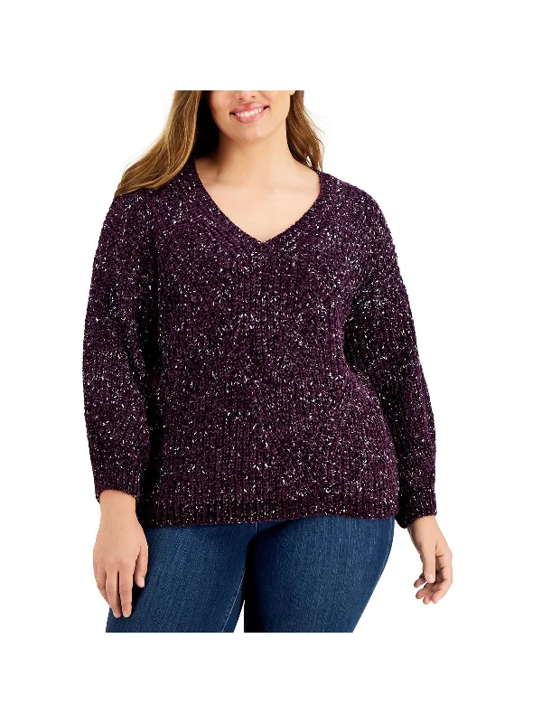 Plus Size 3X / aubergine/black