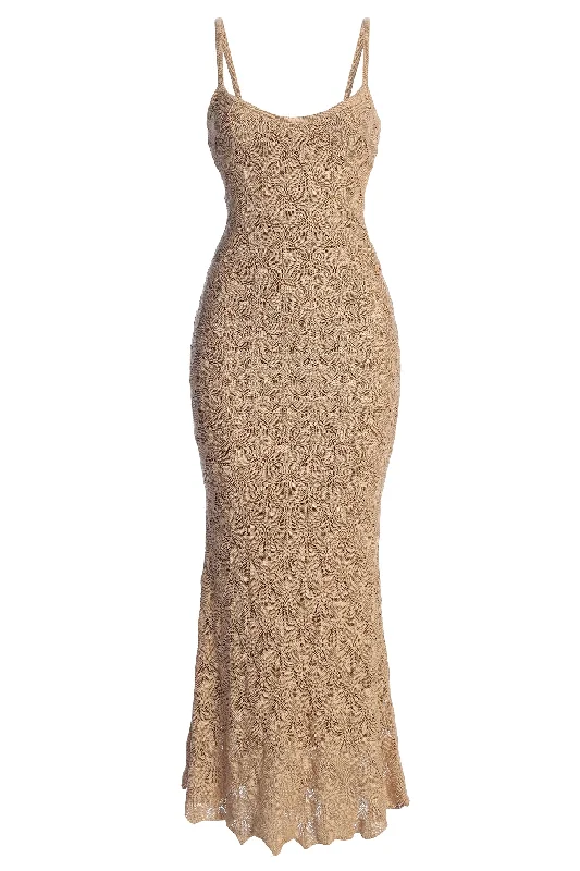 Sand Gabriela Knit Maxi Dress