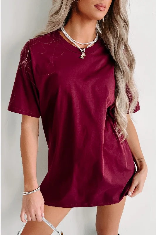 Short Sleeve T-Shirt (Maroon)